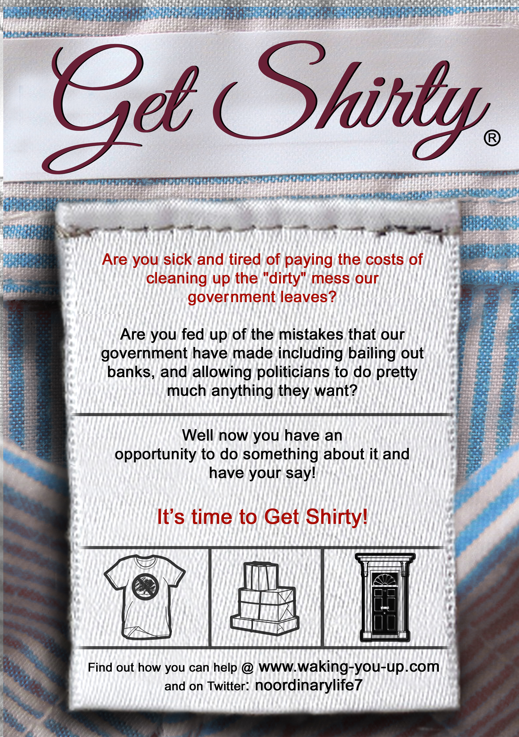 get shirty poster